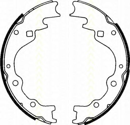 TRISCAN 8100 50461 Тормозные колодоки для MAZDA (Мазда) TRISCAN 8100 50461 Тормозные колодоки для MAZDA (Мазда)
