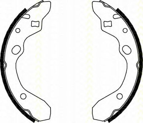 TRISCAN 8100 50546 Тормозные колодоки для MAZDA 323 F V (Мазда 323 ф5) TRISCAN 8100 50546 Тормозные колодоки для MAZDA 323 F V (Мазда 323 ф5)