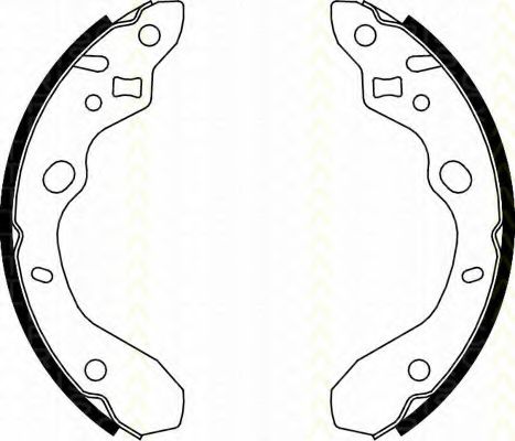 TRISCAN 8100 50611 Тормозные колодоки для MAZDA ETUDE VI (Мазда Этудэ vи)