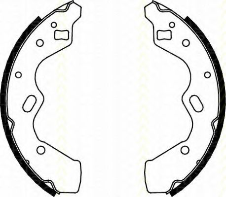 TRISCAN 8100 50615 Тормозные колодоки для MAZDA (Мазда) TRISCAN 8100 50615 Тормозные колодоки для MAZDA (Мазда)