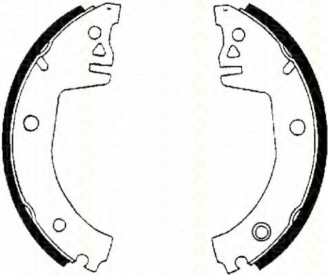TRISCAN 8100 67514 Тормозные колодоки для SKODA (Шкода) TRISCAN 8100 67514 Тормозные колодоки для SKODA (Шкода)