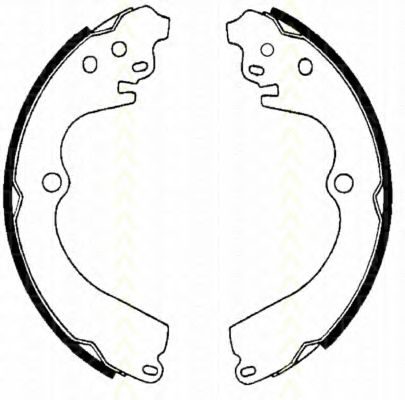 TRISCAN 8100 68551 Тормозные колодоки, стояночная тормозная система для SUBARU (Субару) TRISCAN 8100 68551 Тормозные колодоки, стояночная тормозная система для SUBARU (Субару)