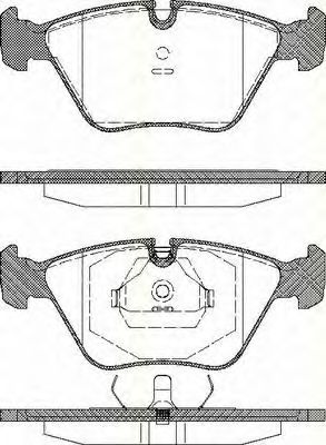 TRISCAN 8110 10001 Тормозные колодки для JAGUAR VANDEN PLAS (Ягуар Vандэн плас) TRISCAN 8110 10001 Тормозные колодки для JAGUAR VANDEN PLAS (Ягуар Vандэн плас)
