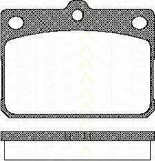 TRISCAN 8110 10009 Тормозные колодки для TOYOTA CORONA (Тойота/тоета Cорона) TRISCAN 8110 10009 Тормозные колодки для TOYOTA CORONA (Тойота/тоета Cорона)