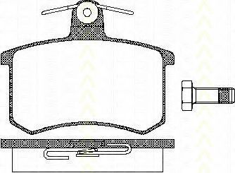 TRISCAN 8110 10116 Тормозные колодки для ALFA ROMEO RZ (Альфа ромео Рз) TRISCAN 8110 10116 Тормозные колодки для ALFA ROMEO RZ (Альфа ромео Рз)