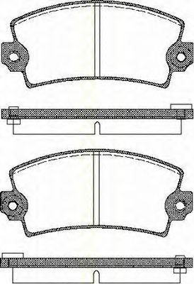 TRISCAN 8110 10330 Тормозные колодки для RENAULT LE CAR (Рено Лэ cар) TRISCAN 8110 10330 Тормозные колодки для RENAULT LE CAR (Рено Лэ cар)