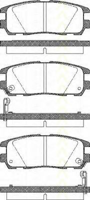 TRISCAN 8110 10516 Тормозные колодки для OPEL FRONTERA B (Опель Фронтера б) TRISCAN 8110 10516 Тормозные колодки для OPEL FRONTERA B (Опель Фронтера б)