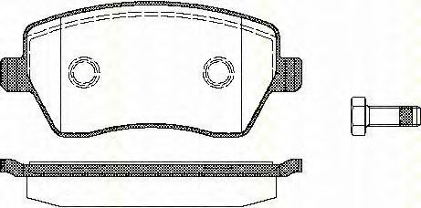 TRISCAN 8110 14039 Тормозные колодки для RENAULT KANGOO / GRAND KANGOO (Рено Кангу / гранд кангу) TRISCAN 8110 14039 Тормозные колодки для RENAULT KANGOO / GRAND KANGOO (Рено Кангу / гранд кангу)