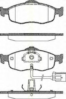 TRISCAN 8110 16160 Тормозные колодки для FORD MONDEO (Форд Мондэо) TRISCAN 8110 16160 Тормозные колодки для FORD MONDEO (Форд Мондэо)