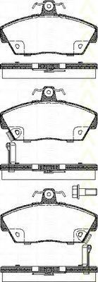 TRISCAN 8110 17001 Тормозные колодки для ROVER 400 (Ровер 400) TRISCAN 8110 17001 Тормозные колодки для ROVER 400 (Ровер 400)