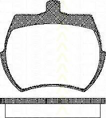 TRISCAN 8110 17019 Тормозные колодки для ROVER MINI (Ровер Мини) TRISCAN 8110 17019 Тормозные колодки для ROVER MINI (Ровер Мини)