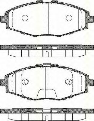 TRISCAN 8110 21002 Тормозные колодки для DAEWOO MATIZ (Дэу Матиз) TRISCAN 8110 21002 Тормозные колодки для DAEWOO MATIZ (Дэу Матиз)