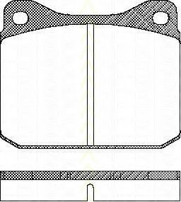TRISCAN 8110 23235 Тормозные колодки для VOLKSWAGEN LT 28-50 (Фольксваген Лт 28-50) TRISCAN 8110 23235 Тормозные колодки для VOLKSWAGEN LT 28-50 (Фольксваген Лт 28-50)