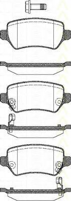 TRISCAN 8110 24019 Тормозные колодки для OPEL VITA C (Опель Vита c) TRISCAN 8110 24019 Тормозные колодки для OPEL VITA C (Опель Vита c)