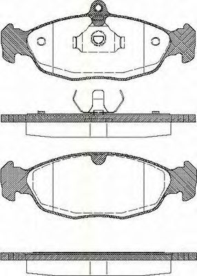 TRISCAN 8110 24957 Тормозные колодки для JAGUAR VANDEN PLAS (Ягуар Vандэн плас) TRISCAN 8110 24957 Тормозные колодки для JAGUAR VANDEN PLAS (Ягуар Vандэн плас)