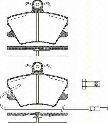 TRISCAN 8110 25002 Тормозные колодки для RENAULT SUPER 5 (Рено Супэр 5) TRISCAN 8110 25002 Тормозные колодки для RENAULT SUPER 5 (Рено Супэр 5)