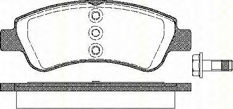 TRISCAN 8110 28029 Тормозные колодки для PEUGEOT 207 (Пежо 207) TRISCAN 8110 28029 Тормозные колодки для PEUGEOT 207 (Пежо 207)