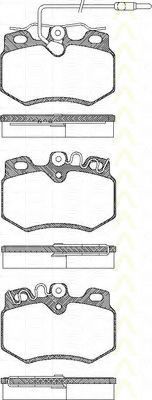 TRISCAN 8110 28850 Тормозные колодки для PEUGEOT 205 II (Пежо 205 2) TRISCAN 8110 28850 Тормозные колодки для PEUGEOT 205 II (Пежо 205 2)