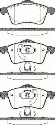 TRISCAN 8110 29013 Тормозные колодки для VOLKSWAGEN T4 CARAVELLE (Фольксваген Т4 cараvэллэ) TRISCAN 8110 29013 Тормозные колодки для VOLKSWAGEN T4 CARAVELLE (Фольксваген Т4 cараvэллэ)