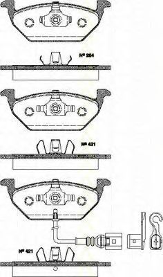 TRISCAN 8110 29039 Тормозные колодки для SEAT ALTEA (Сеат Алтэа) TRISCAN 8110 29039 Тормозные колодки для SEAT ALTEA (Сеат Алтэа)