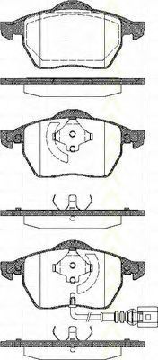 TRISCAN 8110 29040 Тормозные колодки для VOLKSWAGEN (Фольксваген) TRISCAN 8110 29040 Тормозные колодки для VOLKSWAGEN (Фольксваген)
