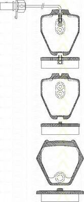 TRISCAN 8110 29045 Тормозные колодки для VOLKSWAGEN (Фольксваген) TRISCAN 8110 29045 Тормозные колодки для VOLKSWAGEN (Фольксваген)
