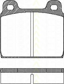 TRISCAN 8110 29211 Тормозные колодки для VOLKSWAGEN T3 CARAVELLE (Фольксваген Т3 cараvэллэ) TRISCAN 8110 29211 Тормозные колодки для VOLKSWAGEN T3 CARAVELLE (Фольксваген Т3 cараvэллэ)