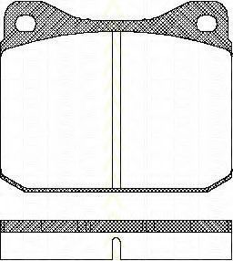 TRISCAN 8110 29788 Тормозные колодки для VOLKSWAGEN LT 28-50 (Фольксваген Лт 28-50) TRISCAN 8110 29788 Тормозные колодки для VOLKSWAGEN LT 28-50 (Фольксваген Лт 28-50)