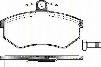 TRISCAN 8110 29934 Тормозные колодки для AUDI 80 (Ауди 80) TRISCAN 8110 29934 Тормозные колодки для AUDI 80 (Ауди 80)