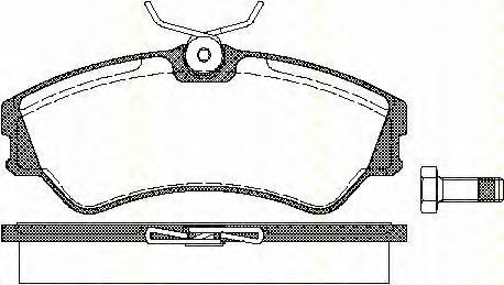 TRISCAN 8110 29939 Тормозные колодки для VOLKSWAGEN (Фольксваген) TRISCAN 8110 29939 Тормозные колодки для VOLKSWAGEN (Фольксваген)