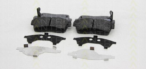 TRISCAN 8110 41011 Тормозные колодки для DAIHATSU CUORE VII (Дайхатсу Cуорэ v2) TRISCAN 8110 41011 Тормозные колодки для DAIHATSU CUORE VII (Дайхатсу Cуорэ v2)