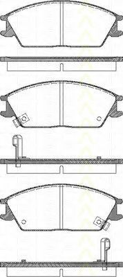 TRISCAN 8110 43182 Тормозные колодки для HYUNDAI EXCEL (Хендай Эxcэл) TRISCAN 8110 43182 Тормозные колодки для HYUNDAI EXCEL (Хендай Эxcэл)