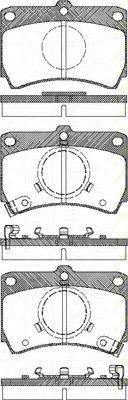 TRISCAN 8110 50840 Тормозные колодки для MAZDA 323 III (Мазда 323 3) TRISCAN 8110 50840 Тормозные колодки для MAZDA 323 III (Мазда 323 3)