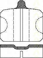 TRISCAN 8110 67747 Тормозные колодки для SKODA (Шкода) TRISCAN 8110 67747 Тормозные колодки для SKODA (Шкода)