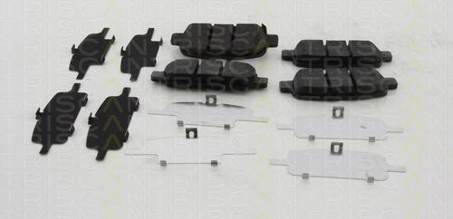 TRISCAN 8110 68187 Тормозные колодки для NISSAN PATHFINDER IV (Ниссан Патхфиндэр иv) TRISCAN 8110 68187 Тормозные колодки для NISSAN PATHFINDER IV (Ниссан Патхфиндэр иv)