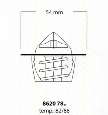 TRISCAN 8620 7888 Термостат, охлаждающая жидкость для LAND ROVER DEFENDER (Ленд ровер/лэнд ровер Дэфэндэр) TRISCAN 8620 7888 Термостат, охлаждающая жидкость для LAND ROVER DEFENDER (Ленд ровер/лэнд ровер Дэфэндэр)