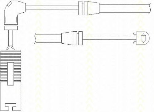 TRISCAN 8115 11019 Сигнализатор, износ тормозных колодок для BMW (Бмв) TRISCAN 8115 11019 Сигнализатор, износ тормозных колодок для BMW (Бмв)