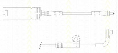 TRISCAN 8115 11026 Сигнализатор, износ тормозных колодок для BMW (Бмв) TRISCAN 8115 11026 Сигнализатор, износ тормозных колодок для BMW (Бмв)