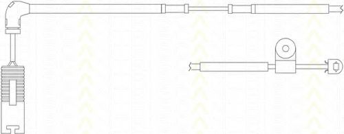 TRISCAN 8115 17006 Сигнализатор, износ тормозных колодок для LAND ROVER RANGE ROVER III (Ленд ровер/лэнд ровер Рангэ ровер 3) TRISCAN 8115 17006 Сигнализатор, износ тормозных колодок для LAND ROVER RANGE ROVER III (Ленд ровер/лэнд ровер Рангэ ровер 3)