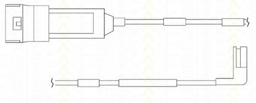 TRISCAN 8115 24002 Сигнализатор, износ тормозных колодок для DAEWOO CIELO (Дэу Cиэло) TRISCAN 8115 24002 Сигнализатор, износ тормозных колодок для DAEWOO CIELO (Дэу Cиэло)