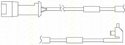 TRISCAN 8115 24003 Сигнализатор, износ тормозных колодок для OPEL (Опель) TRISCAN 8115 24003 Сигнализатор, износ тормозных колодок для OPEL (Опель)