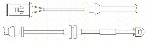 TRISCAN 8115 24019 Сигнализатор, износ тормозных колодок для OPEL ASTRA G (Опель Астра г) TRISCAN 8115 24019 Сигнализатор, износ тормозных колодок для OPEL ASTRA G (Опель Астра г)