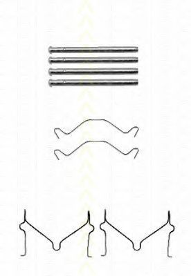 TRISCAN 8105 101604 Комплектующие, колодки дискового тормоза для KIA RIO (Киа Рио) TRISCAN 8105 101604 Комплектующие, колодки дискового тормоза для KIA RIO (Киа Рио)