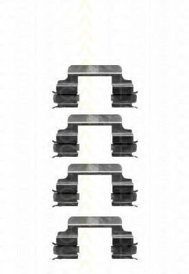TRISCAN 8105 101614 Комплектующие, колодки дискового тормоза для CITROËN JUMPY (CитроËн Джампи) TRISCAN 8105 101614 Комплектующие, колодки дискового тормоза для CITROËN JUMPY (CитроËн Джампи)