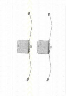 TRISCAN 8105 101632 Комплектующие, колодки дискового тормоза для VOLKSWAGEN PASSAT CC (Фольксваген Пассат сс) TRISCAN 8105 101632 Комплектующие, колодки дискового тормоза для VOLKSWAGEN PASSAT CC (Фольксваген Пассат сс)