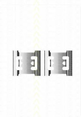 TRISCAN 8105 101643 Комплектующие, колодки дискового тормоза для OPEL (Опель) TRISCAN 8105 101643 Комплектующие, колодки дискового тормоза для OPEL (Опель)