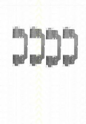 TRISCAN 8105 101647 Комплектующие, колодки дискового тормоза для AUDI A8 (Ауди А8) TRISCAN 8105 101647 Комплектующие, колодки дискового тормоза для AUDI A8 (Ауди А8)