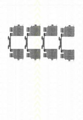 TRISCAN 8105 101648 Комплектующие, колодки дискового тормоза для FIAT (Фиат) TRISCAN 8105 101648 Комплектующие, колодки дискового тормоза для FIAT (Фиат)