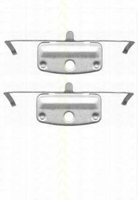 TRISCAN 8105 111617 Комплектующие, колодки дискового тормоза для BMW (Бмв) TRISCAN 8105 111617 Комплектующие, колодки дискового тормоза для BMW (Бмв)