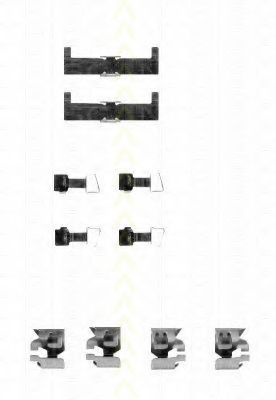 TRISCAN 8105 131159 Комплектующие, колодки дискового тормоза для TOYOTA (Тойота/тоета) TRISCAN 8105 131159 Комплектующие, колодки дискового тормоза для TOYOTA (Тойота/тоета)